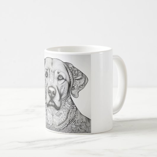 Labrador Retriever Tasse (VorderseiteRechts)