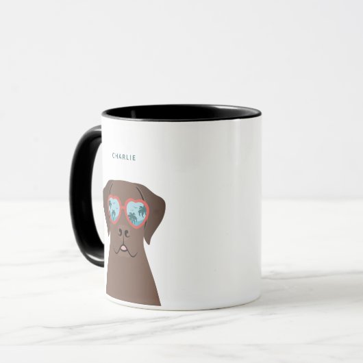 Labrador Retriever Tasse (Vorderseite Links)