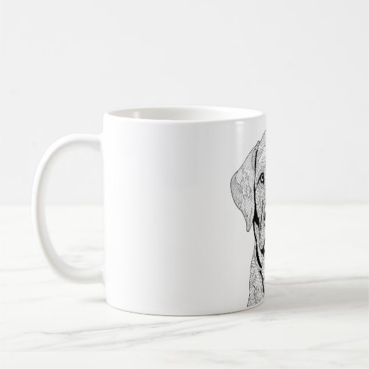 Labrador Retriever Tasse (Links)