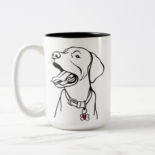 Labrador Retriever Tasse (Links)
