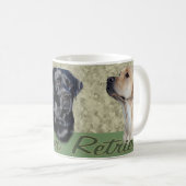 Labrador-Retriever-Tasse Kaffeetasse (VorderseiteRechts)