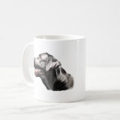 Labrador Retriever Tasse, Lab Dog Kaffee Wasserfar Kaffeetasse (Vorderseite Links)