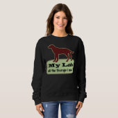 Labrador Retriever Therapie Sweatshirt (Vorne ganz)