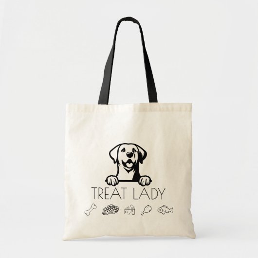 Labrador Retriever "Treat Lady" Tragetasche (Vorne)