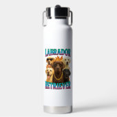 Labrador Retriever Trinkflasche (Vorderseite)