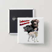 Labrador Retriever Trio 2 - Button (Vorne & Hinten)