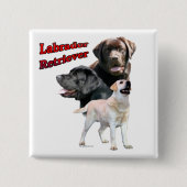 Labrador Retriever Trio 2 - Button (Vorderseite)