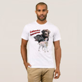 Labrador Retriever Trio 2 T-Shirt (Vorne ganz)