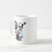 Labrador Retriever Trio Kaffeetasse (Vorderseite Links)