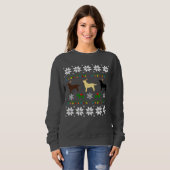 Labrador Retriever Trio Ugly Christmas T-Shirt Sweatshirt (Vorne ganz)