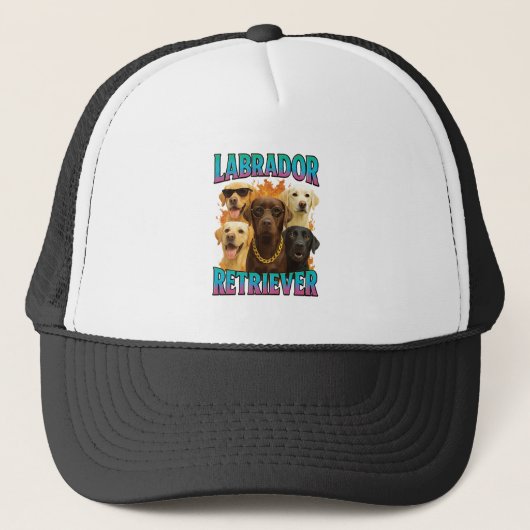 Labrador Retriever Truckerkappe (Vorderseite)