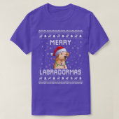Labrador Retriever Ugly Christmas Sweater Labrador T-Shirt (Design vorne)