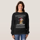 Labrador Retriever Ugly Christmas Sweater Sweatshirt (Vorne ganz)