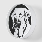 Labrador Retriever Uhr (Winkel)