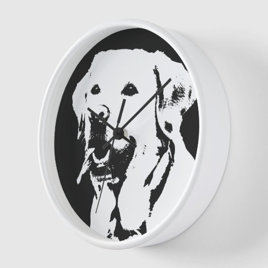 Labrador Retriever Uhr (Winkel)