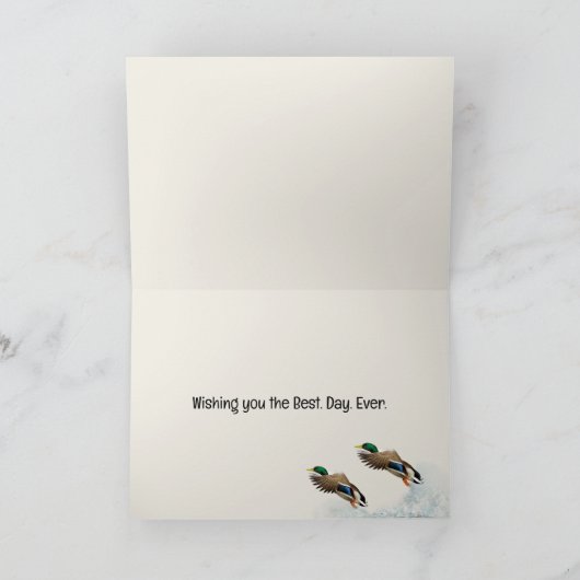 Labrador Retriever und Ducks Karte (Innenseite)