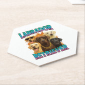 Labrador Retriever Untersetzer (angewinkelt)