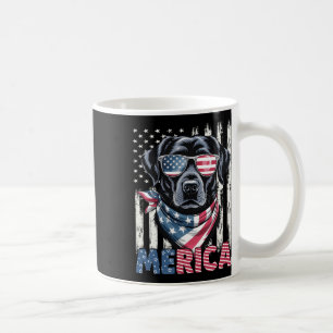Labrador Retriever USA-Flagge Merica patriotischer Kaffeetasse