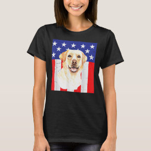 Labrador Retriever Usa Star Spangled Proud Mama Va T-Shirt
