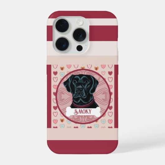 Labrador Retriever Valentines iPhone 11 Pro Case Hülle (Rückseite)