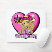 Labrador Retriever Valentinstag Geschenke Mousepad (Mit Mouse)