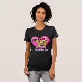 Labrador Retriever Valentinstag Geschenke T-Shirt (Vorne ganz)
