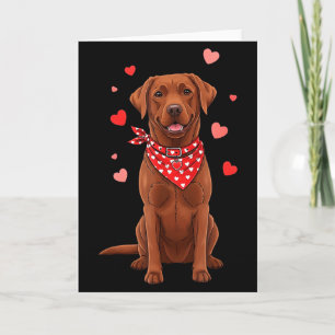 Labrador Retriever Valentinstag Hundeliebhaber Her Karte
