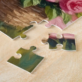 Labrador Retriever Valentinstag-Kunst Puzzle (Seite)