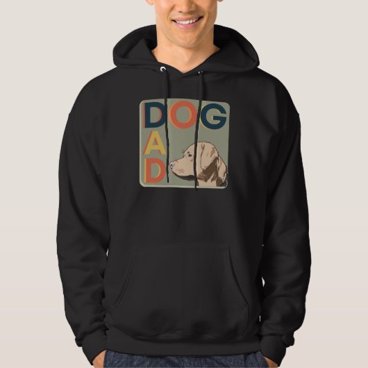 Labrador Retriever Vater Hoodie (Vorderseite)