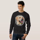 Labrador Retriever Vater Mama Boy Girl Hat for me Sweatshirt (Vorne ganz)
