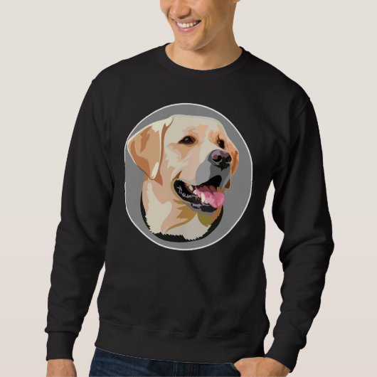 Labrador Retriever Vater Mama Boy Girl Hat for me Sweatshirt (Vorderseite)