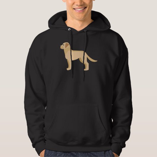 Labrador Retriever Vector Active Hoodie (Vorderseite)
