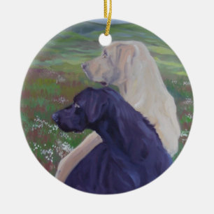 Labrador-Retriever-Verzierung Keramikornament