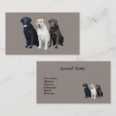 Labrador retriever-Visitenkarte Visitenkarte (Vorne/Hinten)
