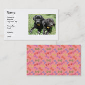 Labrador retriever-Visitenkarte Visitenkarte (Vorne/Hinten)