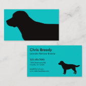 Labrador retriever-Visitenkarten Visitenkarte (Vorne/Hinten)