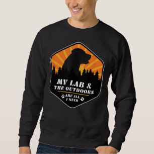 Labrador Retriever Wandern zum Labrador Sweatshirt