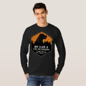 Labrador Retriever Wandern zum Labrador T-Shirt (Vorne ganz)
