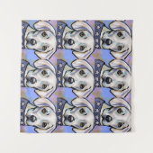 Labrador Retriever Wandteppich (Vorderseite (Horizontal))