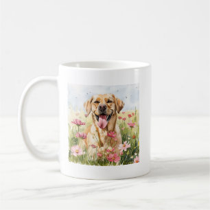 Labrador Retriever Wasserfarben-Tasse Kaffeetasse