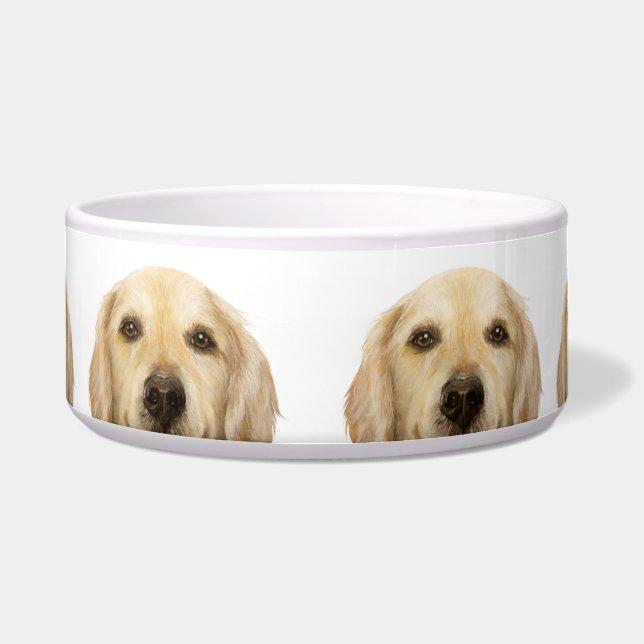 Labrador retriever, Wasserschüssel durch miart Napf (Vorderseite)