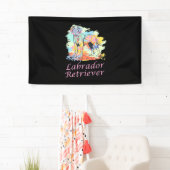 Labrador Retriever Watercolor Banner (Insitu)