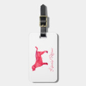 Labrador Retriever Watercolor Design Gepäckanhänger (Vorderseite vertikal)