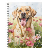 Labrador Retriever Watercolor Journal Notizblock (Vorderseite)