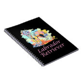 Labrador Retriever Watercolor Notizblock (Rechte Seite)