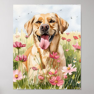 Labrador Retriever Watercolor Poster Doster Art