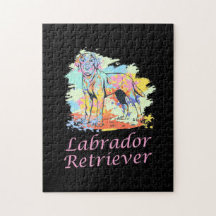 Labrador Retriever Watercolor Puzzle