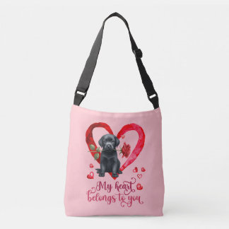 Labrador Retriever Watercolor V-Day Crossbody bag Tragetaschen Mit Langen Trägern
