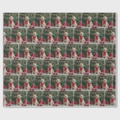 Labrador Retriever Webergeantler Geschenkpapier (Flach)