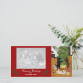 Labrador Retriever Weihnachten (Stehend Vorderseite)